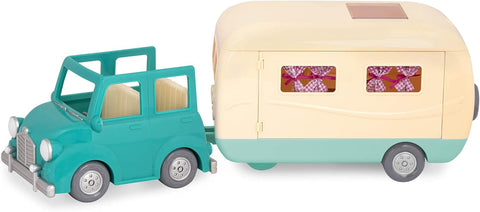 Li'l Woodzeez Happy Camper Playset with Car and Accessories