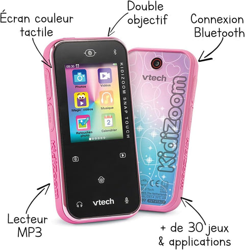 VTech Kidizoom Snap Touch Pink French