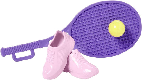 Barbie Self-Care Workout Outfit Roller Skates and Tennis with Puppy HKT91