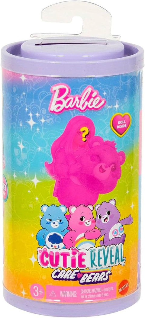 Barbie Cutie Reveal Care Bears Series Chelsea Small Doll & Accessories, 6 Surprises JCN97