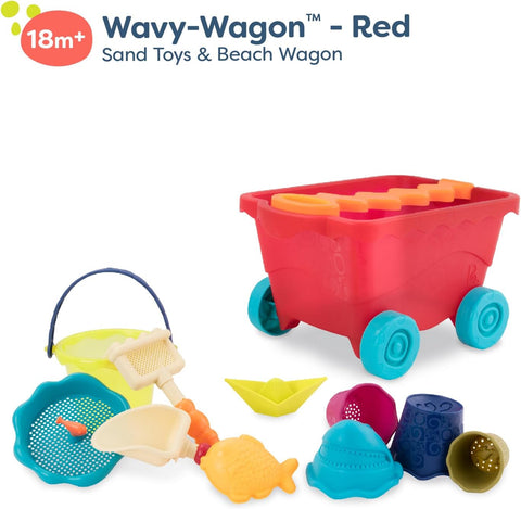 B. Wavy-Wagon Beach Wagon Red