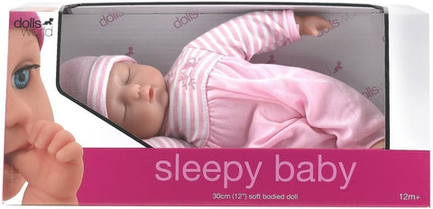 Dolls World Sleepy Baby 30cm