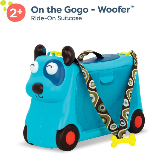 B. On the Gogo Woofer Ride-On Suitcase