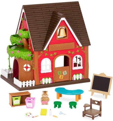 Li'l Woodzeez Woodland Schoolhouse Playset