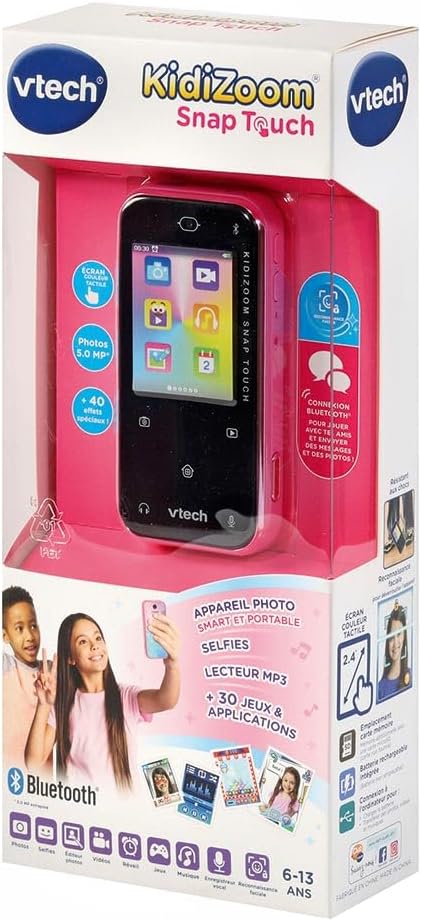 VTech Kidizoom Snap Touch Pink French