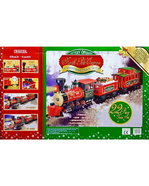 Eztec North Pole Express Train Set 22 Pieces