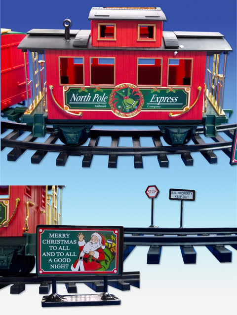 Eztec North Pole Express Light up Christmas Train set