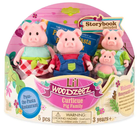 Li'l Woodzeez The Curlicue Pigs