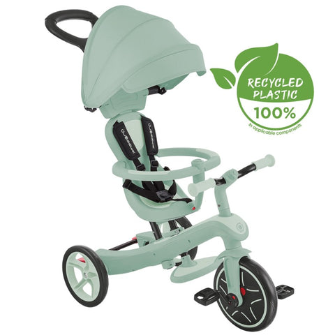 Globber EXPLORER TRIKE 4in1 ECOLOGIC Pistachio