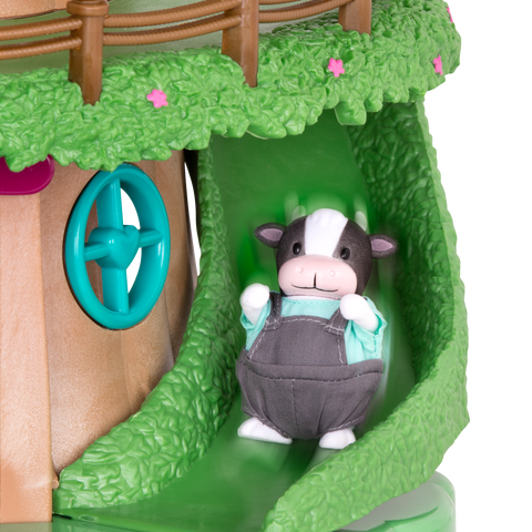 Li'l Woodzeez Family Treehouse Playhouse with Accessories