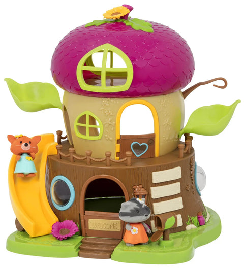 Li'l Woodzeez Acorn Treehouse Playhouse with Bobblehead Character