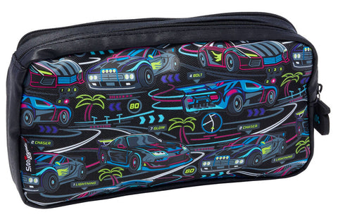 Smiggle Bright Eyes Cars Character Pocket Pencil Case