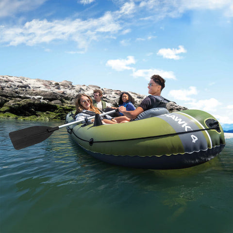 Intex Seahawk 4 Boat Set 4 Person 351x145x48cm