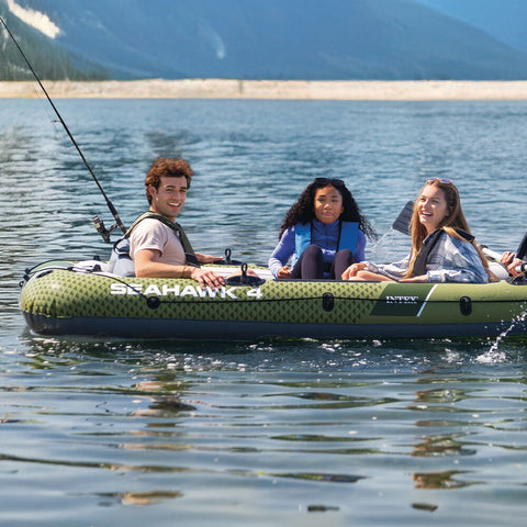 Intex Seahawk 4 Boat Set 4 Person 351x145x48cm