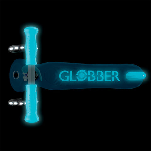 Globber Primo Plus Lights Glow 3-Wheel Scooter Deep Blue 3-9 Years