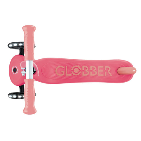 Globber Primo Plus Lights Glow 3-Wheel Scooter Coral Pink 3-9 Years