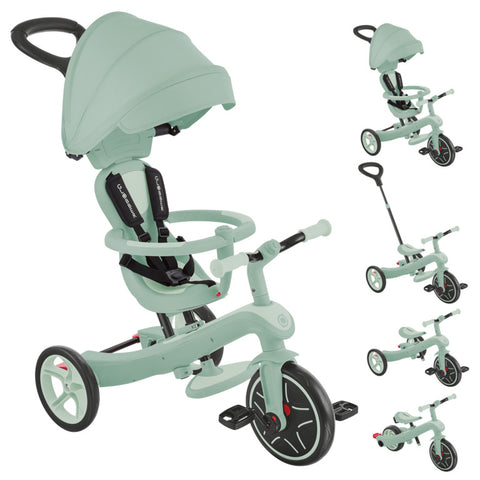 Globber EXPLORER TRIKE 4in1 ECOLOGIC Pistachio