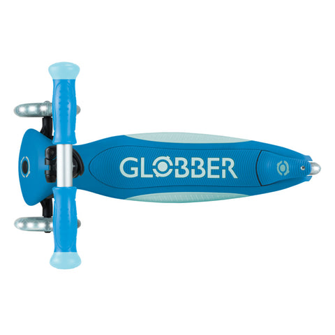 Globber Elite Lights Glow 3-Wheel Scooter Deep Blue 3-9 Year
