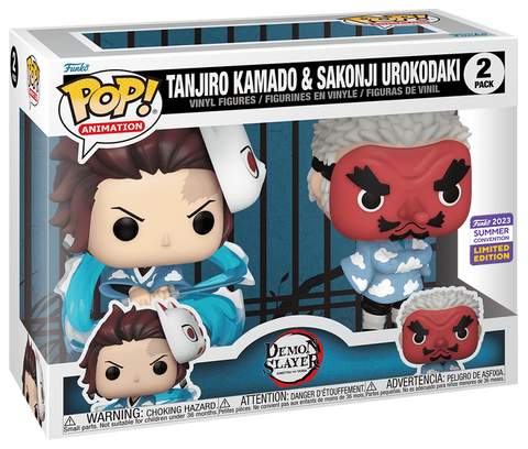 Funko Pop! Animation Demon Slayer Tanjiro & Sakonji 2-Pack