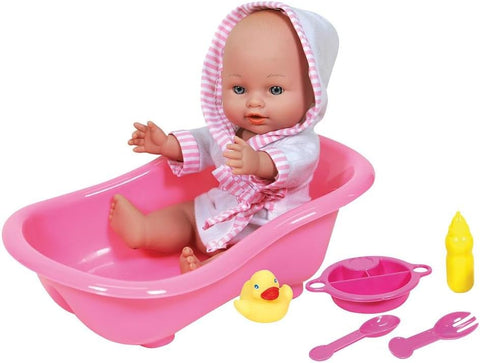 Lissi Bath Baby With Tub & Accessories 28cm