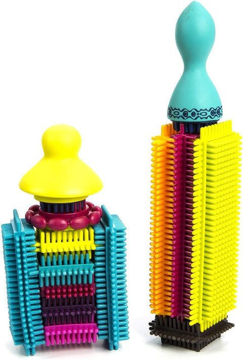 B. Bristle Block Stackadoos, Interlocking Building Blocks