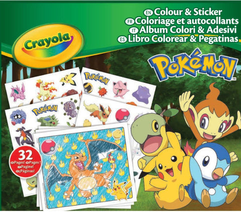 Crayola Pokémon Coloring Activity & Stickers