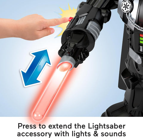 Imaginext Star Wars Darth Vader Bot 2+ Ft With Lights Sounds & Stormtrooper