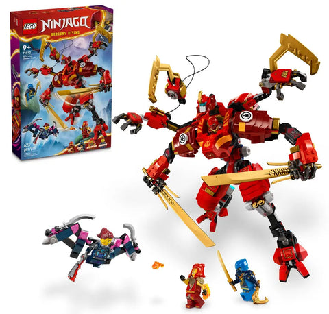 LEGO - Ninjago Dragons Rising Kai's Ninja Climber Mech 71812 623 Pieces