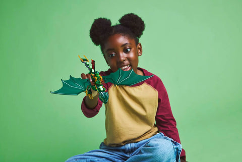 LEGO - Ninjago Dragons Rising Lloyd's Green Forest Dragon 71829 128 Pieces