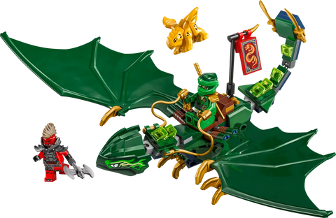 LEGO - Ninjago Dragons Rising Lloyd's Green Forest Dragon 71829 128 Pieces