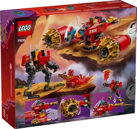 LEGO - Ninjago Dragons Rising Kai's Mech Storm Rider 71830 333 Pieces