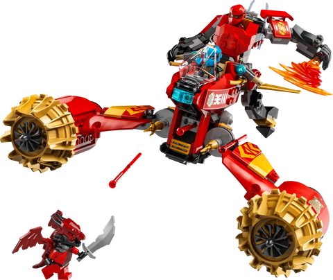 LEGO - Ninjago Dragons Rising Kai's Mech Storm Rider 71830 333 Pieces