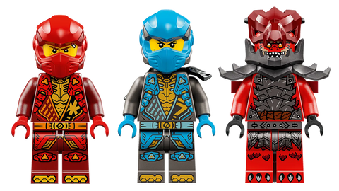 LEGO - Ninjago Dragons Rising Kai's Mech Storm Rider 71830 333 Pieces