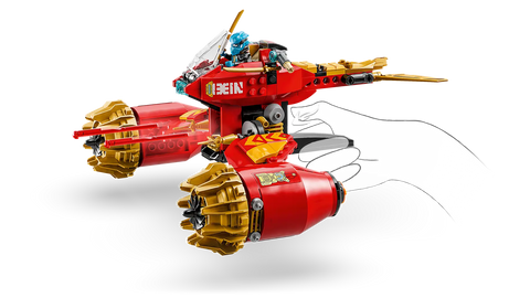 LEGO - Ninjago Dragons Rising Kai's Mech Storm Rider 71830 333 Pieces