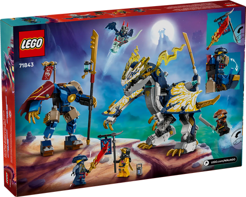 LEGO - Ninjago Dragons Rising Rogue's Mech Dragon Rider 71843 584 Pieces
