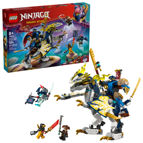 LEGO - Ninjago Dragons Rising Rogue's Mech Dragon Rider 71843 584 Pieces