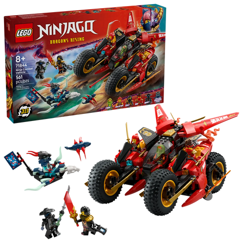LEGO - Ninjago Dragons Rising Ninja Combat Vehicle 71844 561 Pieces