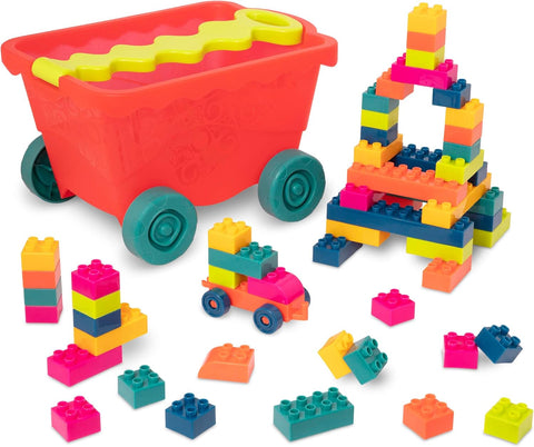 B. Little BlocWagon Building Blocks and Wagon