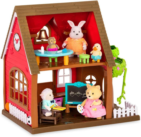 Li'l Woodzeez Woodland Schoolhouse Playset