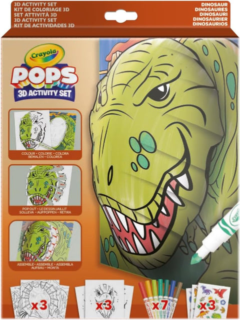 Crayola Color Pops Dinosaur 3D Activity Set