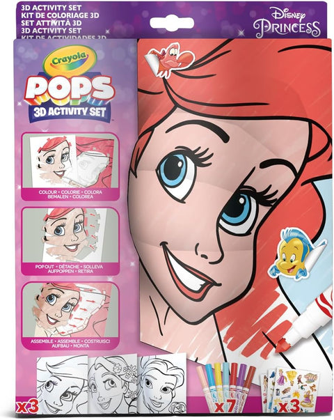 Crayola Color Pops Disney Princess 3D Activity Set