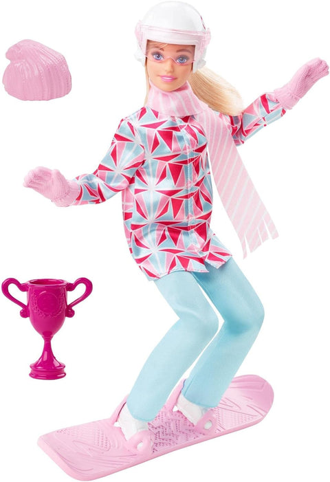 Barbie Winter Sports Snowboarder Blonde Doll