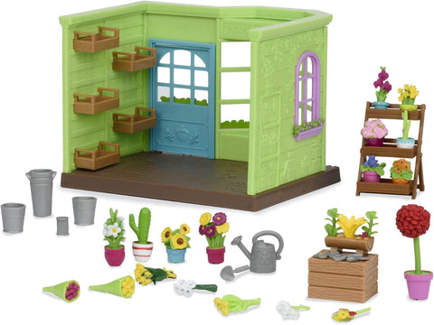 Li'l Woodzeez Li’l Petals Flower Shop Store Playset