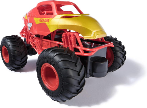 Monster Jam Marvel Iron Man RC Monster Truck, 1:24 Scale