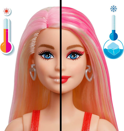 Barbie Party Unboxed Glam Party Series Red Sparkle Doll & Accessories With 10 Surprises JFY68