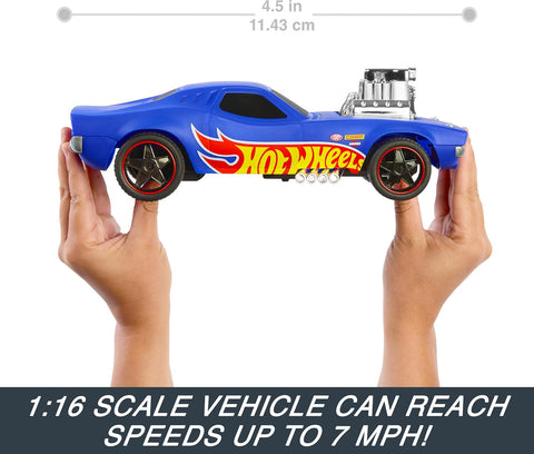 Hot Wheels 1:16 RC Rodger Dodger USB-Rechargeable