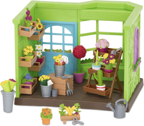 Li'l Woodzeez Li’l Petals Flower Shop Store Playset