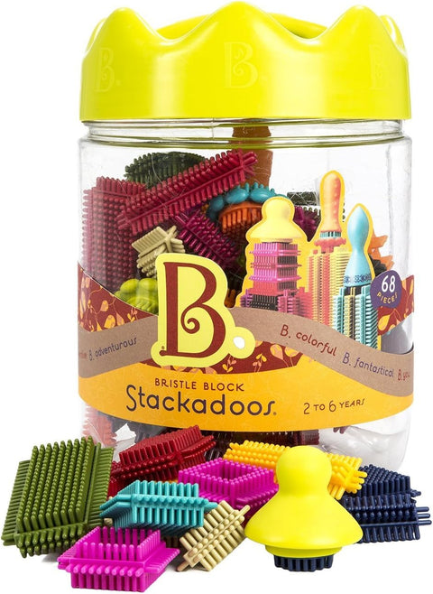 B. Bristle Block Stackadoos, Interlocking Building Blocks