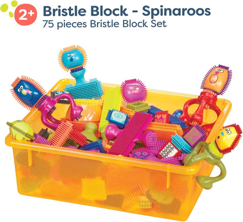 B. Bristle Block Spinaroos, Interlocking Building Blocks