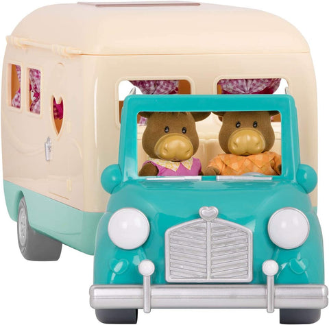 Li'l Woodzeez Happy Camper Playset with Car and Accessories